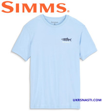 Футболка Simms Tarponwear T-Shirt Sky Blue размер XL
